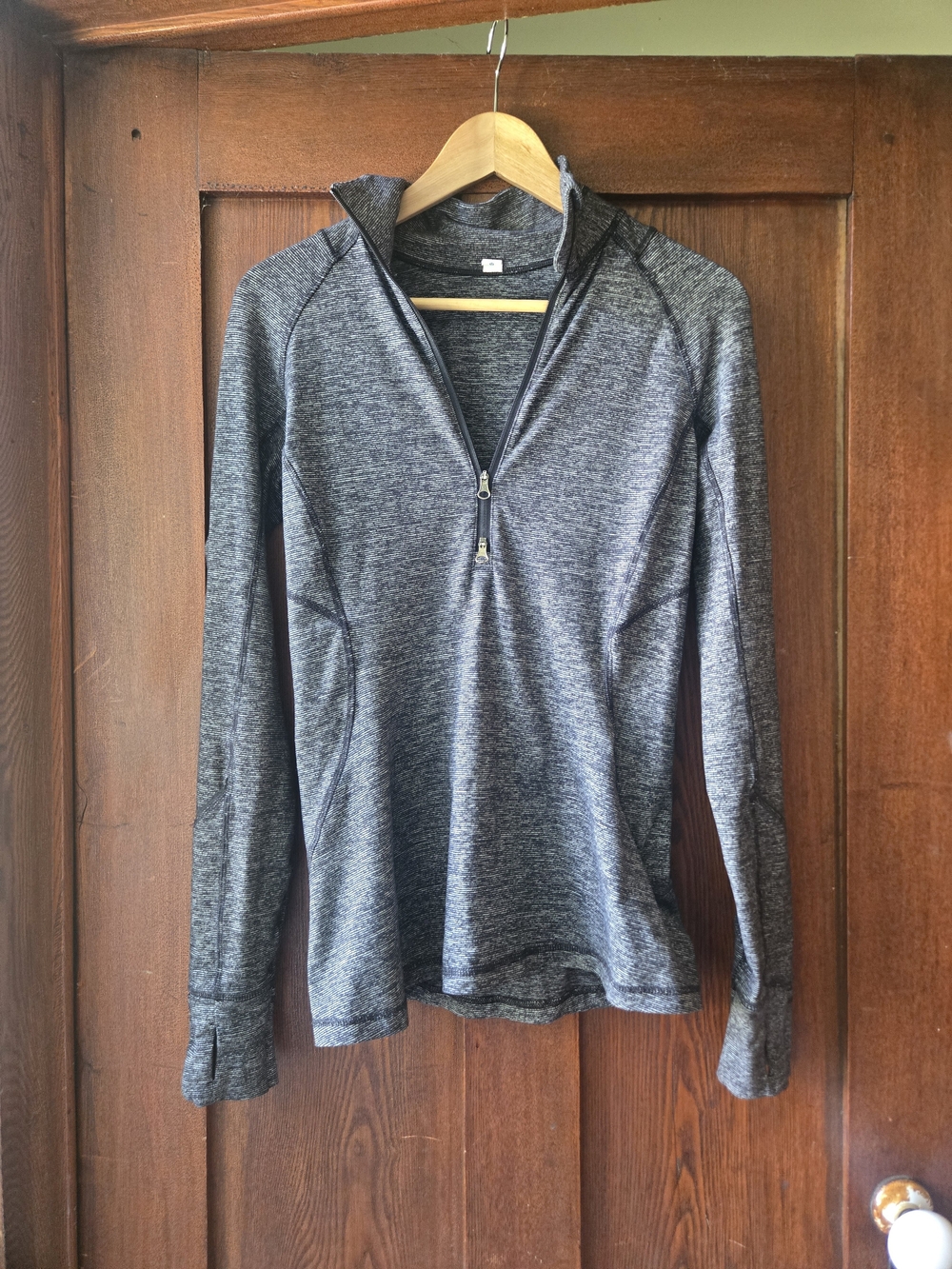 lululemon "Race Your Pace" 1/2 Zip - Heather Gray